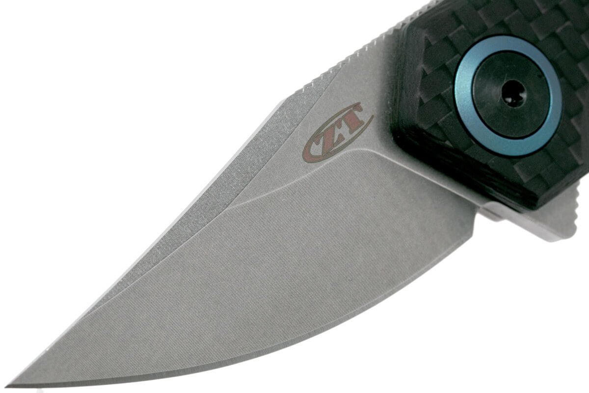 Couteau pliant Zero Tolerance ZT0022 manche carbone titanium 7,5cm