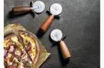 Roulette à pizza Triangle manche bois + coffret - Cerisier