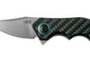 Couteau pliant Zero Tolerance ZT0022 manche carbone titanium 7,5cm