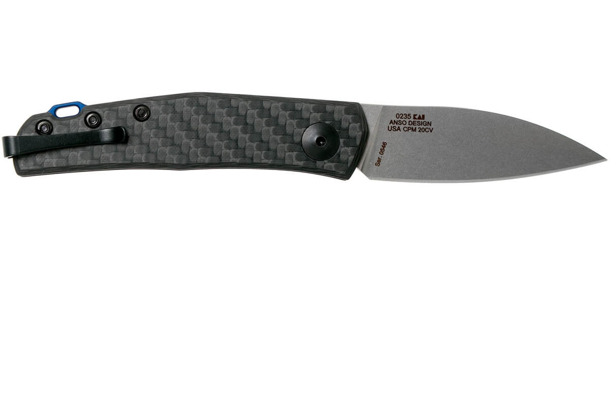 Couteau pliant Zero Tolerance ZT0235 manche fibre de carbone 9,5cm