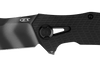 Couteau pliant Zero Tolerance ZT0308BLKTS Tiger Strip manche G10 titanium noir 13,2cm