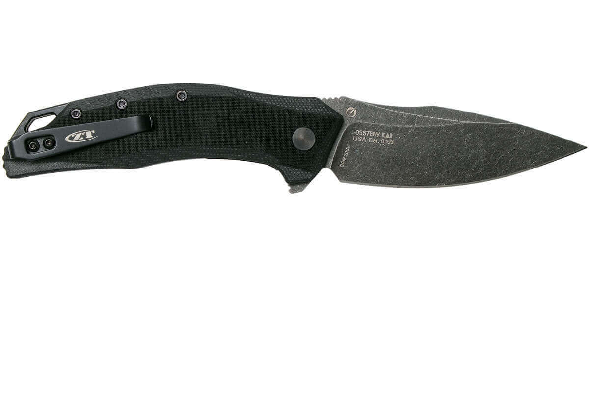 Couteau pliant Zero Tolerance ZT0357BW manche G10 11,2cm