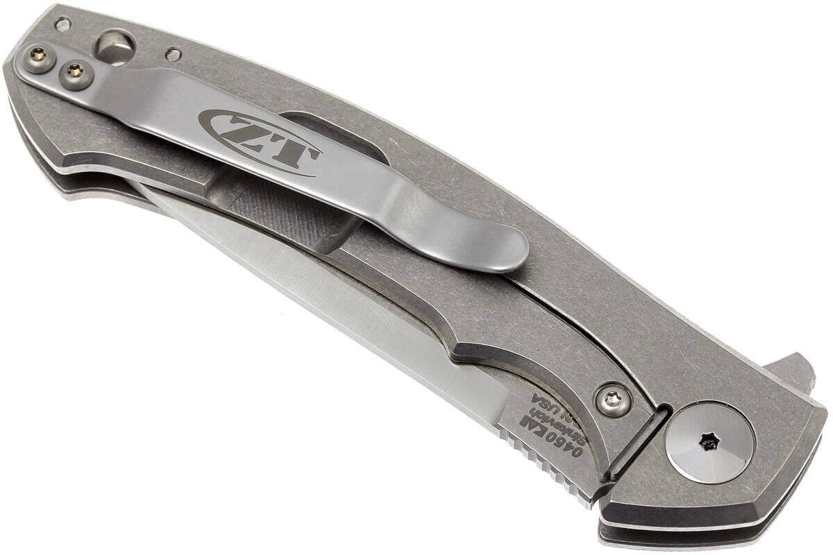 Couteau pliant Zero Tolerance ZT0450 manche titanium 10,4cm