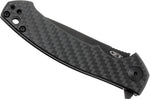 Couteau pliant Zero Tolerance ZT0450CF manche fibre de carbone et titanium noir 10,4cm