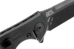 Couteau pliant Zero Tolerance ZT0450CF manche fibre de carbone et titanium noir 10,4cm