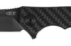 Couteau pliant Zero Tolerance ZT0450CF manche fibre de carbone et titanium noir 10,4cm