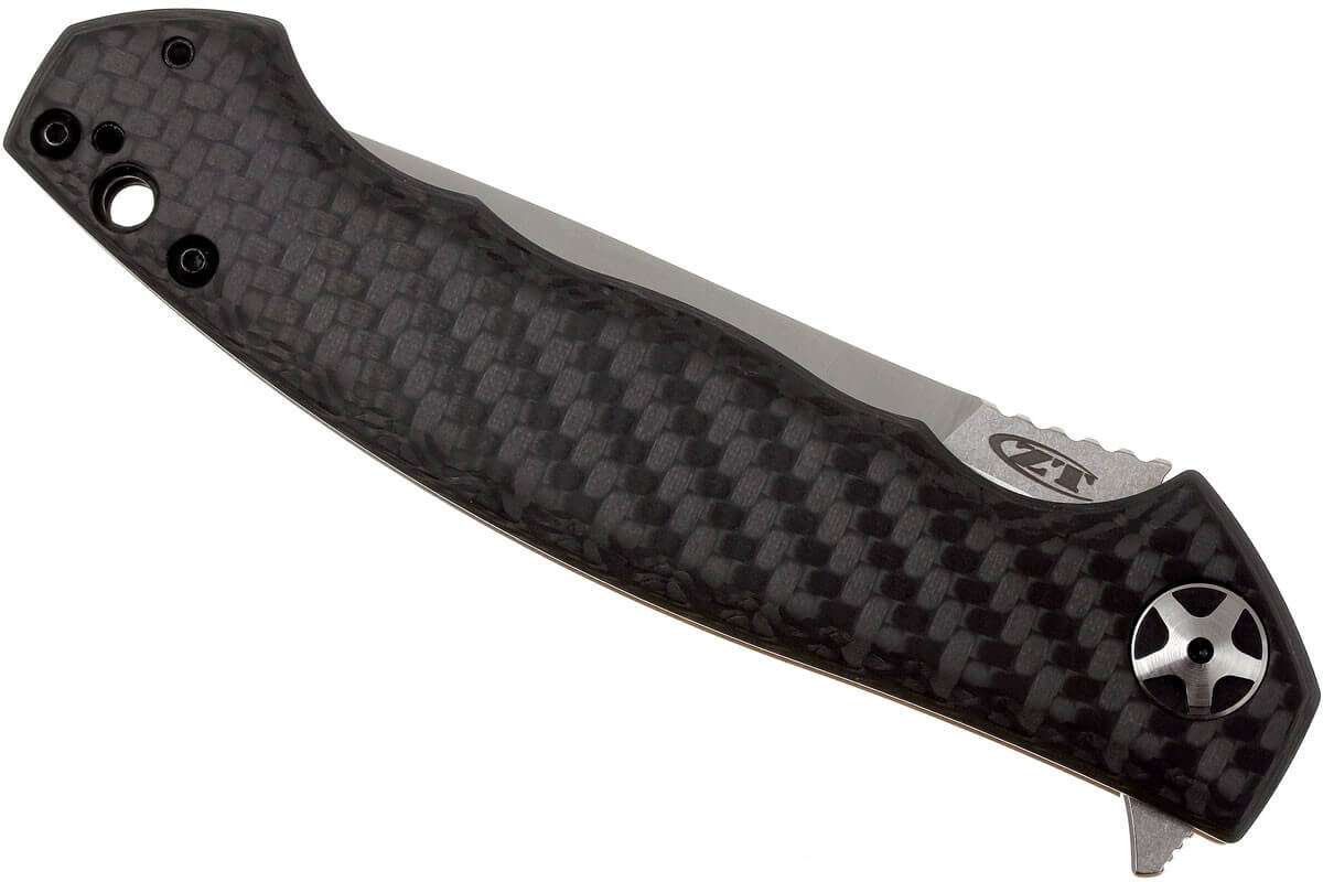 Couteau pliant Zero Tolerance ZT0452CF manche fibre de carbone et titanium 13,2cm