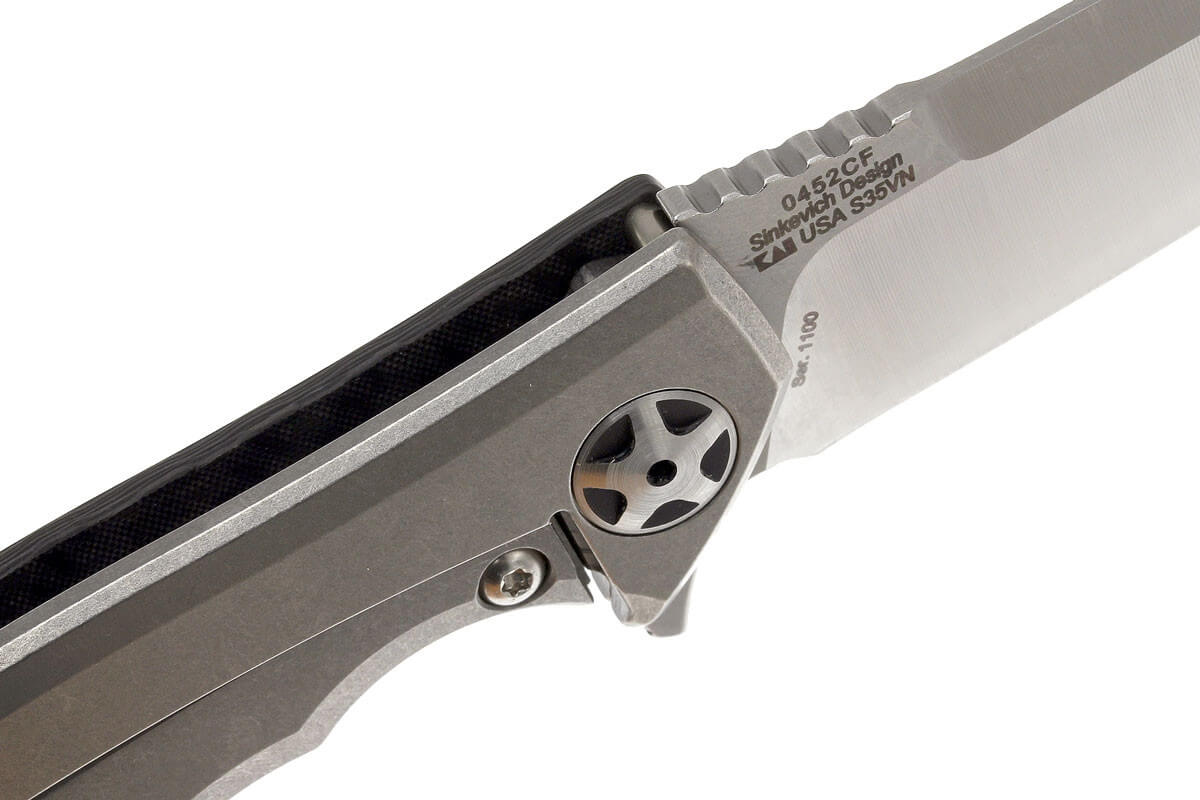 Couteau pliant Zero Tolerance ZT0452CF manche fibre de carbone et titanium 13,2cm