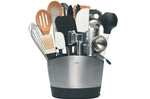 Pot à ustensiles en inox brossé OXO
