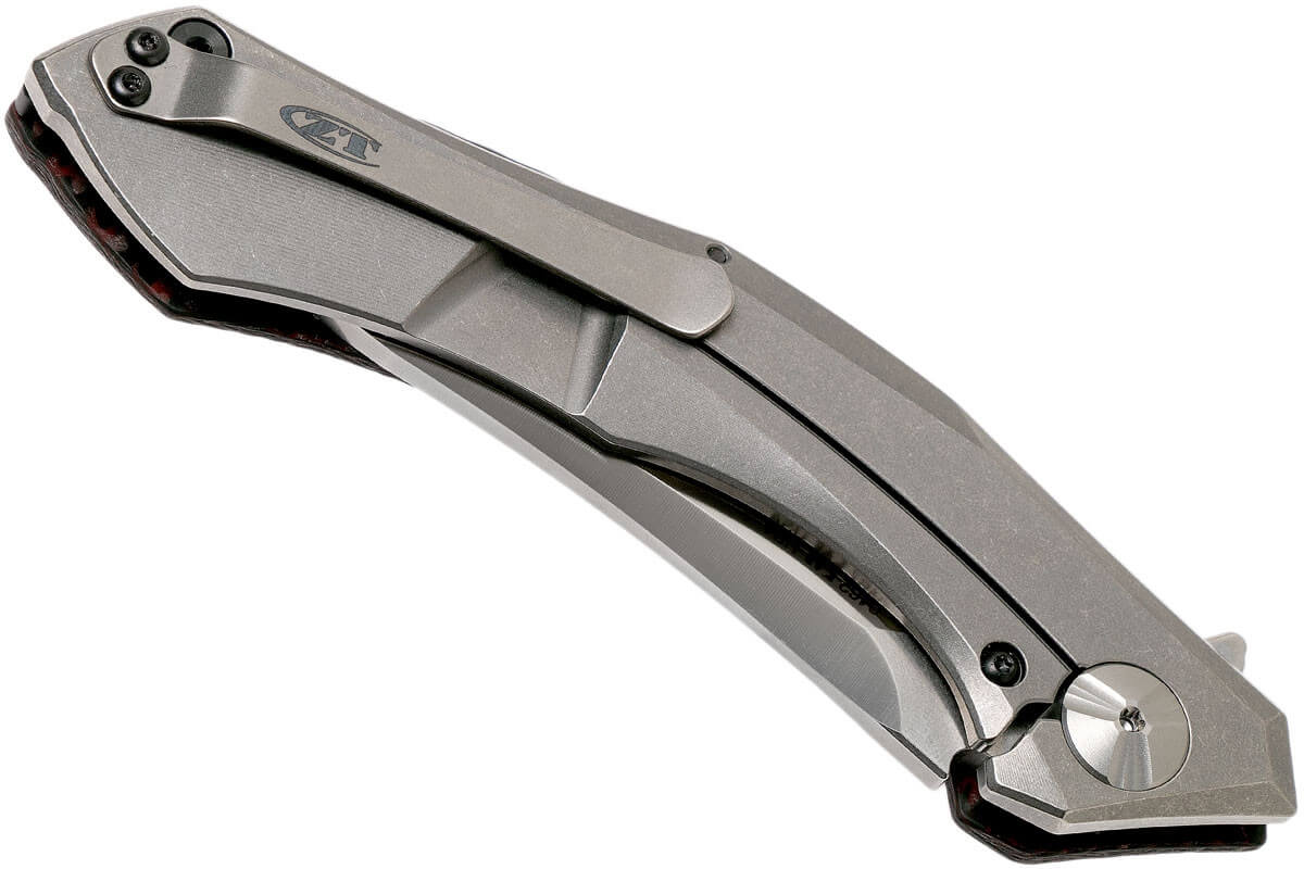 Couteau pliant Zero Tolerance ZT0462 manche fibre de carbone et titanium 13,3cm