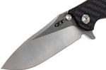 Couteau pliant Zero Tolerance ZT0562CF manche fibre de carbone et titanium 12,2cm