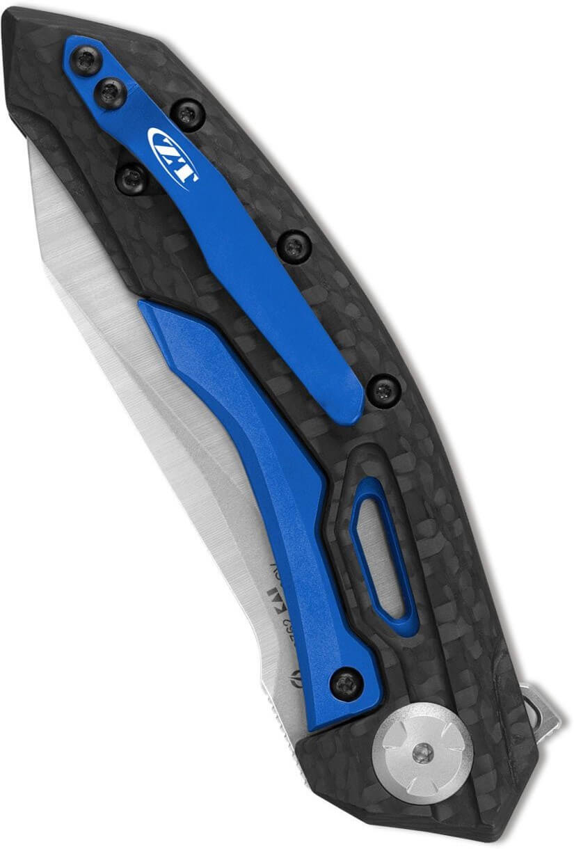 Couteau pliant Zero Tolerance ZT0762 manche fibre de carbone 12,1cm
