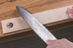Cuir d'affûtage HORL® en vachette tanné végétal