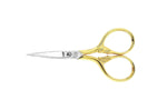 Ciseaux broderie NOGENT HB 9 cm chromés fleurs dorés