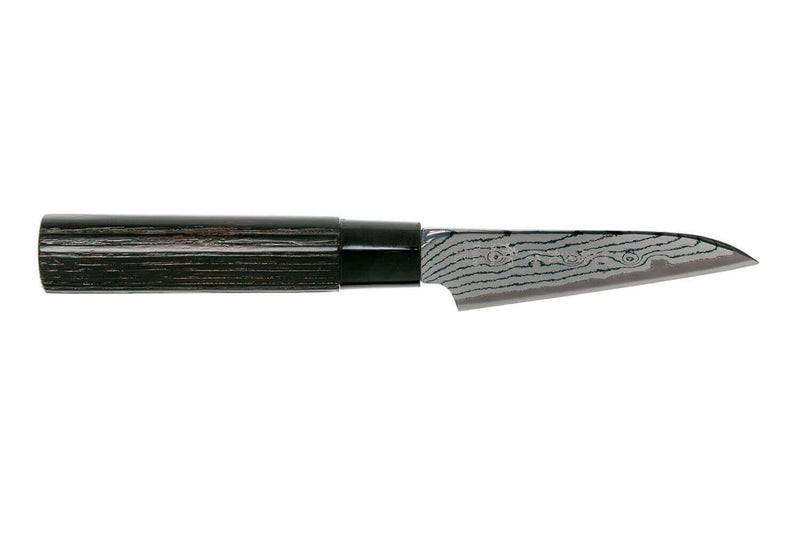 Couteau d'office Tojiro Shippu Black Damas lame 9cm