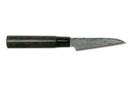 Couteau d'office Tojiro Shippu Black Damas lame 9cm