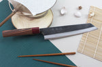 Couteau kiritsuke japonais artisanal Wusaki Yuzo BS2 24cm