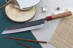 Couteau kiritsuke japonais artisanal Wusaki Yuzo BS2 24cm