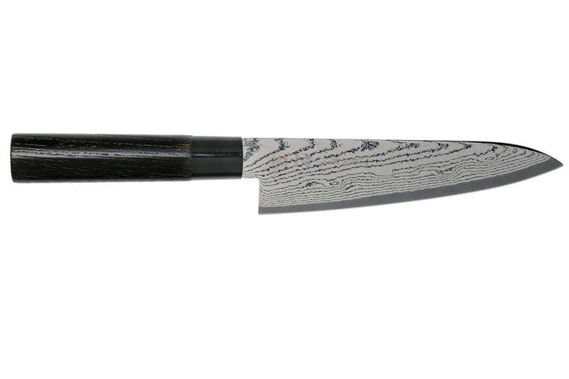 Couteau de chef Tojiro Shippu Black Damas lame 18cm