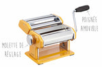 Machine à pâtes Kitchencraft World of Flavours en inox - Jaune
