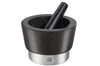 Mortier et pilon Zwilling Spices en granit noir diamètre 15cm