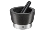 Mortier et pilon Zwilling Spices en granit noir diamètre 15cm