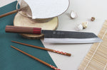 Couteau kiritsuke japonais artisanal Wusaki Yuzo BS2 21cm
