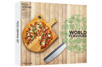 Set de service à pizza Kitchencraft World of Flavours 34x35cm