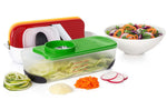 Set 2 râpes + 1 éminceur + 1 spiralizer avec récupérateur OXO