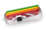Set 2 râpes + 1 éminceur + 1 spiralizer avec récupérateur OXO