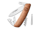 Couteau multifonction SWIZA D03 bois noyer 11 fonctions 95mm