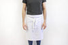 Tablier 1/2 chef professionnel 100% coton blanc 102 x 55cm