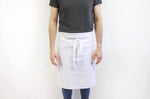Tablier 1/2 chef professionnel 100% coton blanc 102 x 55cm