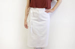 Tablier de chef professionnel 100% coton blanc 102 x 90cm