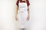 Tablier valet professionnel 100% coton blanc 100 x 100cm