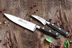 Coffret 3 couteaux SABATIER Idéal Inox 100% forgé et français