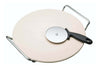 Set pierre à pizza Kichencraft World of Flavours avec roulette à pizza - 32cm