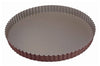 Tourtière ronde cannelée Gobel anti-adhérent fond fixe - Diamètre 24cm