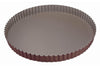 Tourtière ronde cannelée Gobel anti-adhérent fond fixe - Diamètre 28cm