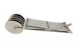 Rouleau multicoupe métal simple 5 roulettes lisses