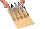 Rouleau multicoupe métal simple 5 roulettes lisses