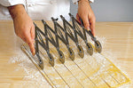 Rouleau multicoupe métal simple 7 roulettes lisses acier inox