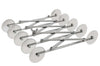 Rouleau multicoupe métal double 5 roulettes lisses et 5 roulettes cannelées acier inox