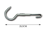 Crochet tournant Fischer Bargoin pour barres de 15mm capacité 150kg