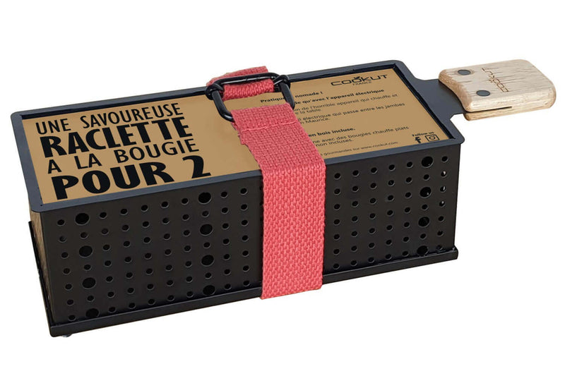 Service à raclette à la bougie Cookut Lumi Duo pour 2