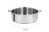 Sauteuse Cristel Casteline Amovible en inox - 26cm