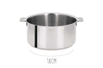 Casserole Cristel Mutine Amovible en inox - 18cm