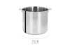 Marmite Cristel Mutine Amovible en inox - 20cm
