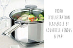 Poignée amovible Cristel Zenith 02 en inox