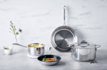 Sauteuse Beka Chef en inox avec couvercle 28cm